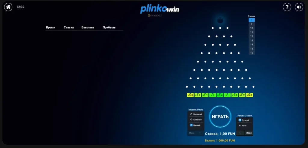 plinko 1win